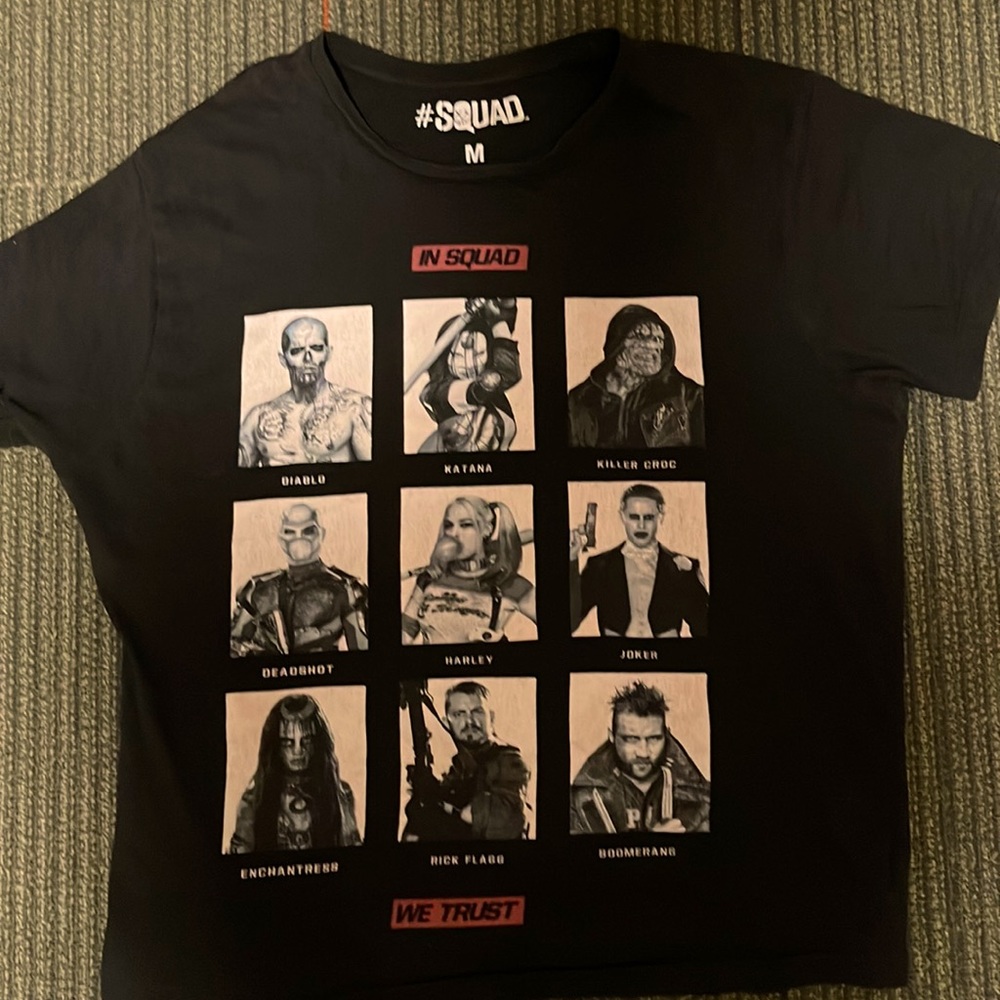 Suicide squad black t-shirt